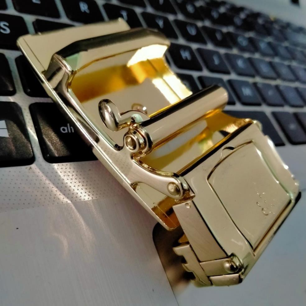 ✅Hàng Xịn✅ Mặt Khóa Cá Sấu Thắt Lưng Nam - Khóa Chống Gỉ Dùng Cho Thắt Lưng Da Có Rãnh Ở Giữa