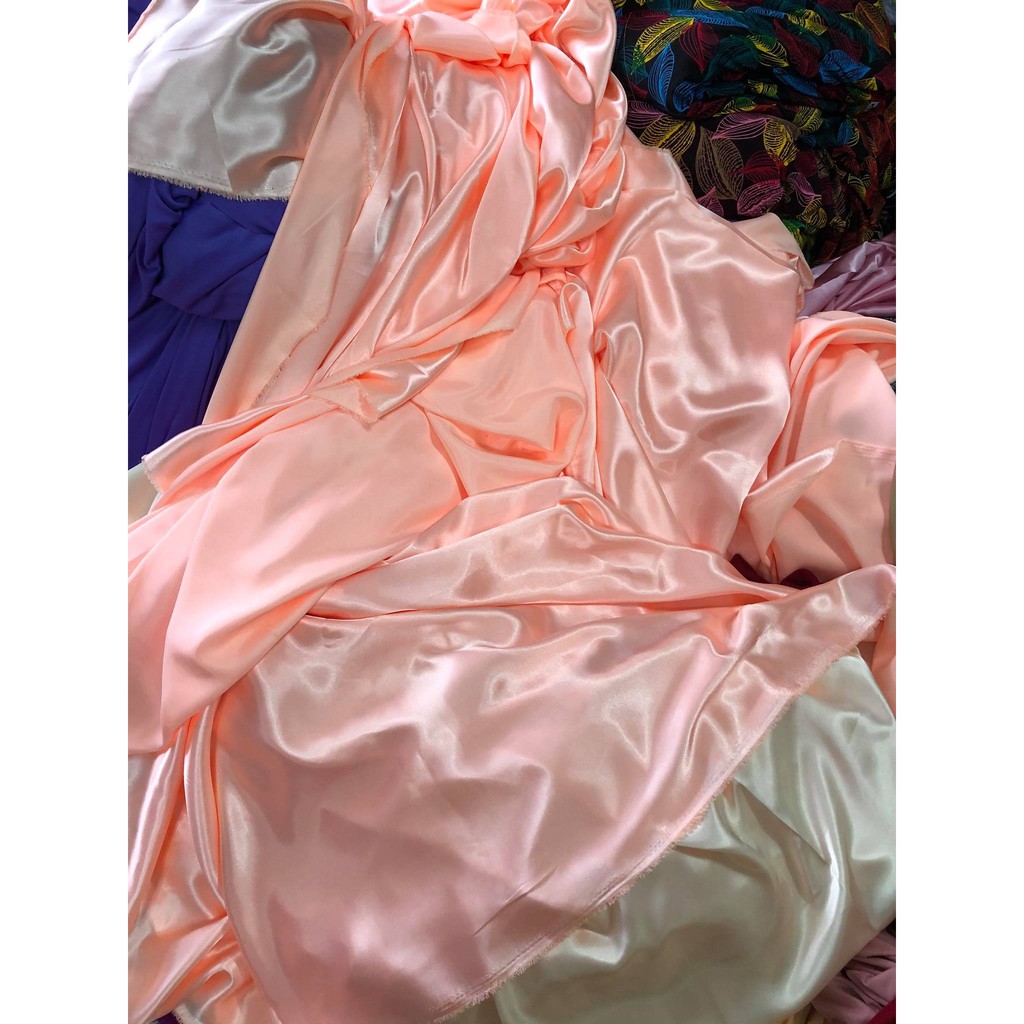 VẢI PHI BÓNG MỀM  - GIÁ 1 MÉT 35.000 Đ-NHÓM MÀU 2