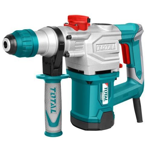 Máy khoan đục bê tông Total TH110286, 7kg, 9000 rpm, kèm 3 mũi khoan gài & 2 mũi đục