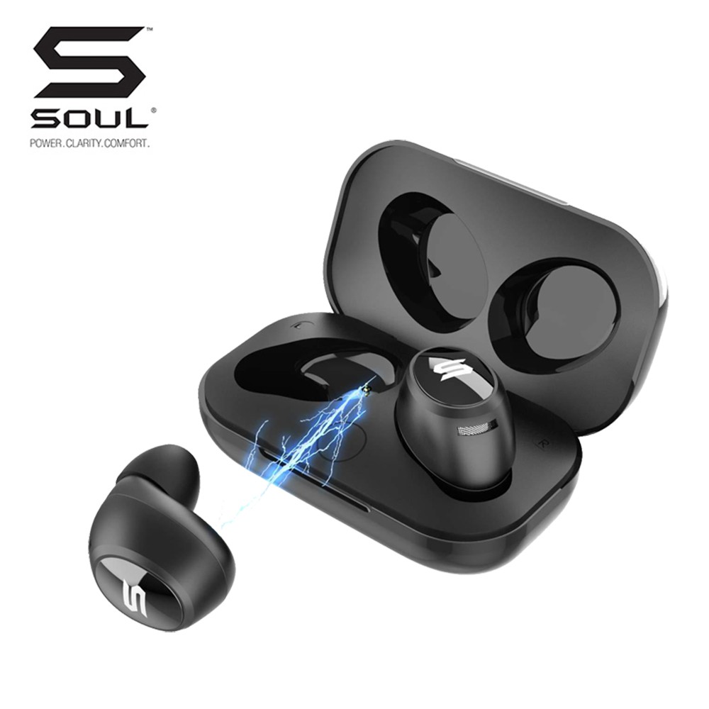 Tai Nghe True Wireless SOUL Emotion Siêu Nhỏ Gọn Kèm Dock Sạc SE45 - Phân Phối Chính Hãng