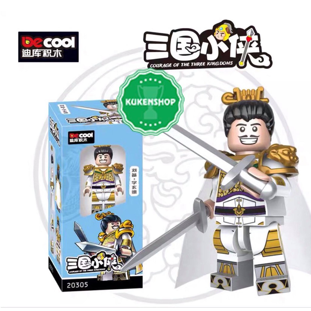 Minifigures Tam Quốc Mẫu Nhân Vật Gia Các Lượng Lưu Bị Quan Vũ Trương Phi Triệu Tử Long Mã Siêu Tào Tháo