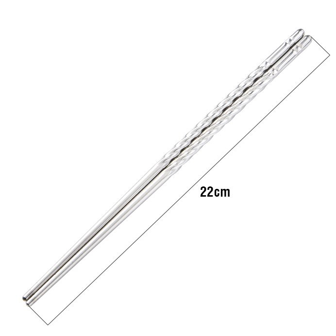 Bộ đũa inox 5 đôi an toàn, sang trọng, lịch sự đồ dùng nhà bếp hàng chuẩn KS679