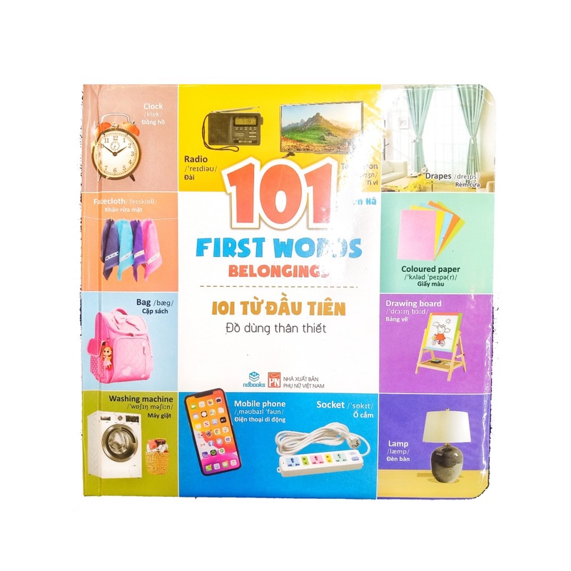 Sách - 101 First Words - 101 Từ đầu tiên - Song ngữ Anh - Việt - ndbooks