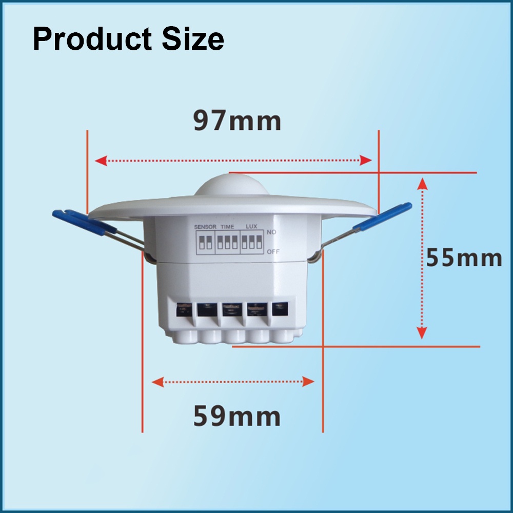 Bộ Cảm Biến Chuyển Động Radar 5.8Ghz Có Thể Điều Chỉnh Cho Cảm Biến Hành Lang
