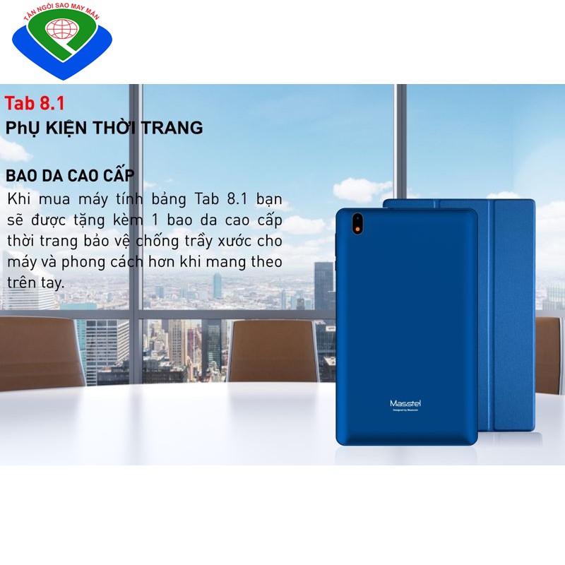 [Mã BMBAU300 giảm 7% tối đa 300K đơn 499K] Máy tính bảng Masstel Tab 8.1 - Hàng chính hãng, Nguyên Seal, Full Box