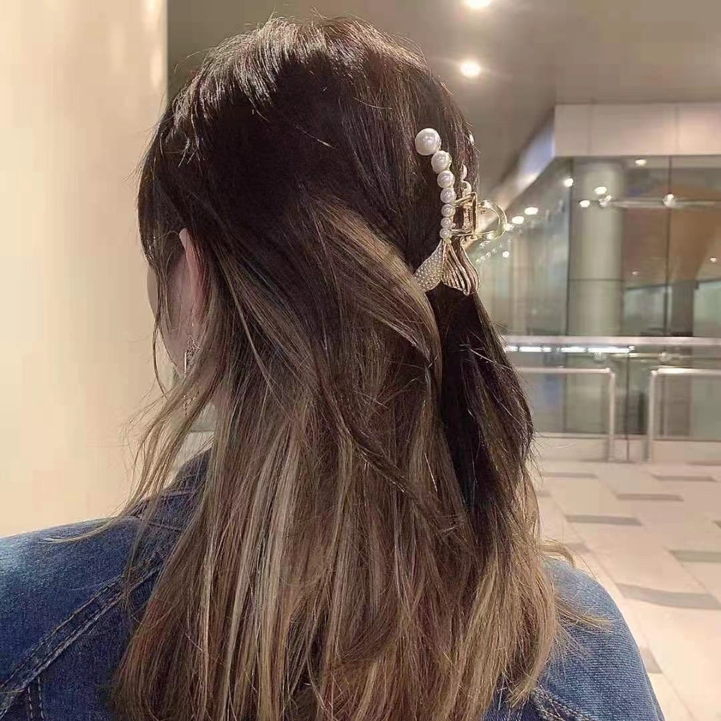 Kẹp tóc cỡ lớn phong cách Hàn Quốc dễ thương cho nữ