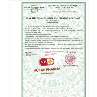 Bổ não Ginkgo biloba
