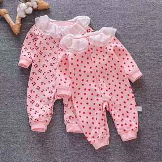 Bộ body lót bông mùa đông cho bé