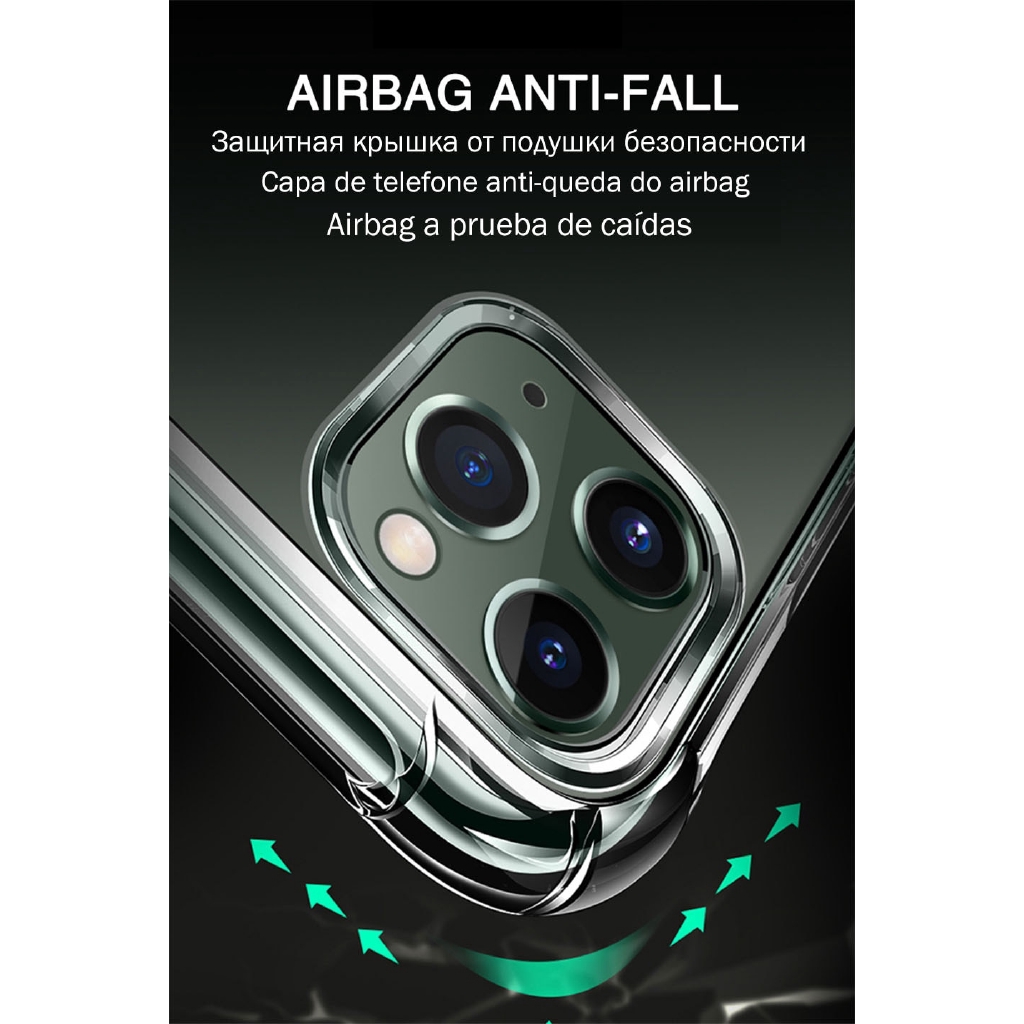 Ốp điện thoại silicon trong suốt chống sốc dành cho IPhone 7 8 Plus 11 Pro XR X XS Max 8 7 6 6s Plus 5 5s Se | BigBuy360 - bigbuy360.vn