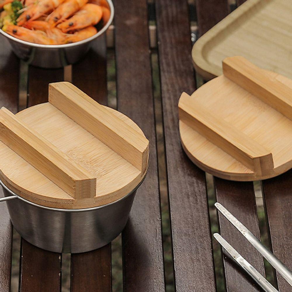 Nắp Đậy Tô Bằng Gỗ Dày Dặn Tiện Dụng Cho Cắm Trại NORMAN Sierra Ốp
