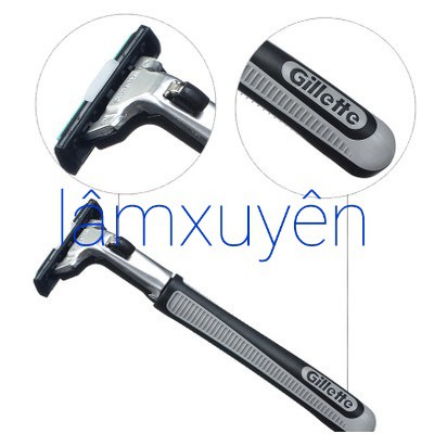 Cán cây dao cạo râu Gillet thay lưỡi đượcdao cạo râu và hộp lưỡi thay gillette , chuyên dụng cho SALON ,tóc nam nữ barbe