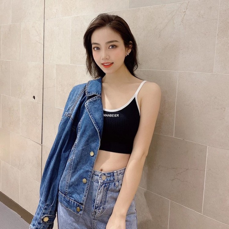 Áo Bra Nữ, Bra Tập Gym Cotton 2 Dây, Áo Ngực Không Gọng Nâng Ngực Nhẹ ZANA BRA B536