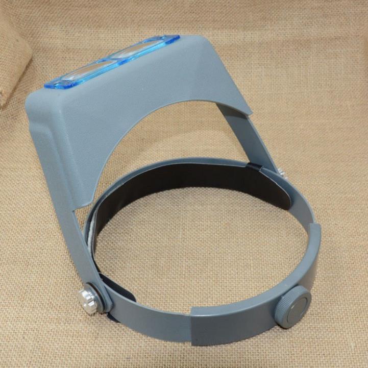 Kính lúp đeo đầu 1.5x-3.5x hỗ trợ sửa chữa, thiết kế có điều chỉnh độ rộng, dễ quan sát 8107-B