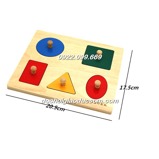 GIÁO CỤ MONTESSORI 0-3 TUỔI - các loại bảng hình dạng