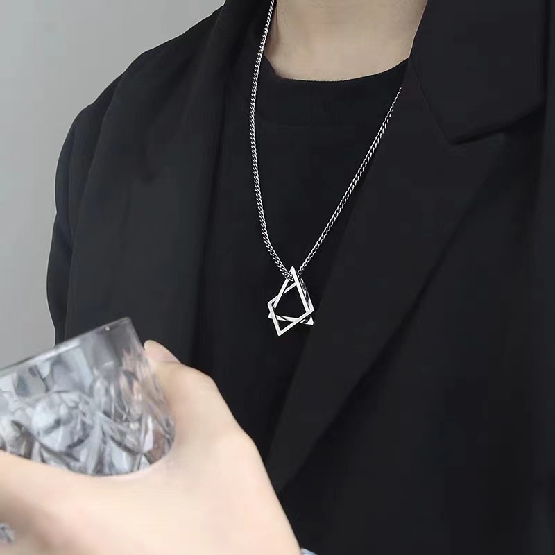 Vòng cổ Hợp Kim Kiểu Dáng Hình Học Thời Trang Cho Nữ