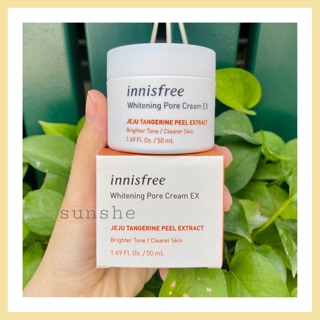 Kem dưỡng trắng da Innisfree Whitening Pore Cream
