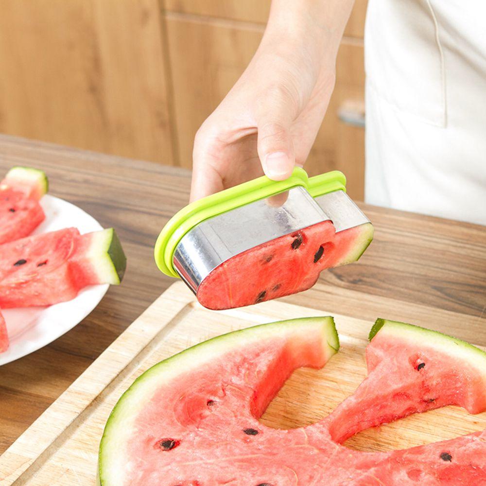 1 Khuôn Cắt Dưa Hấu Bằng Thép Không Gỉ Mới