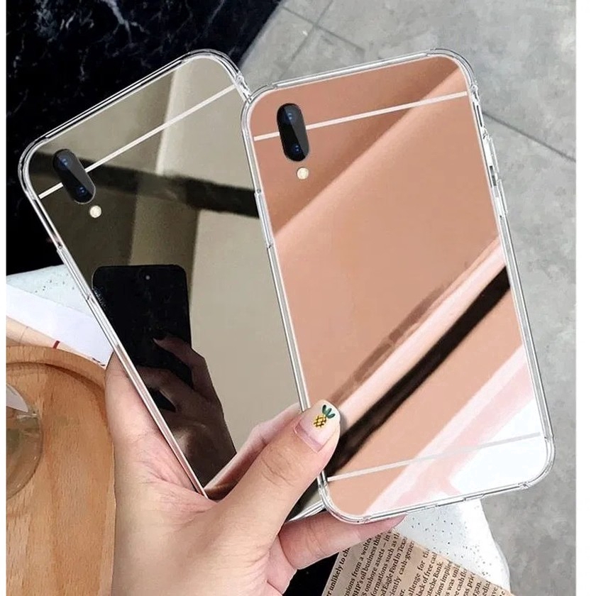 OPPO A31 A9 A5 2020 A52 A92 A92S A91 A53 A59 A59S A57 A39 A79 A71 A73 A83 A7 Ốp lưng tráng gương sang trọng cho