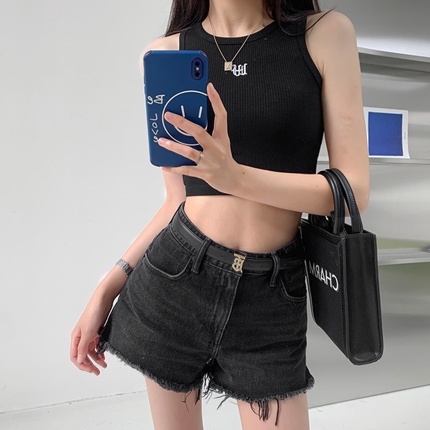 Áo hai dây màu sắc đơn giản thời trang dành cho nữ