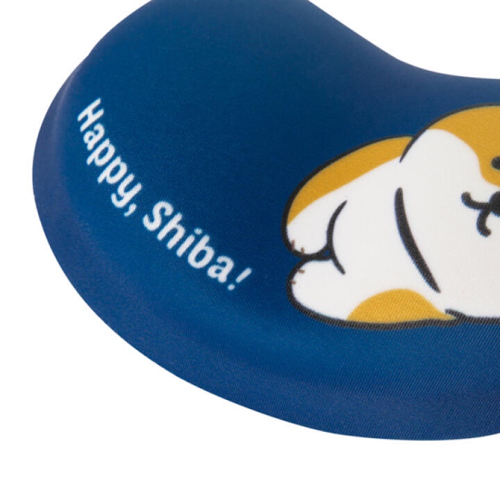 Đệm Kê Cổ Tay ARTBOX Hàn Quốc In Hình Chú Chó Shiba Happy Màu Xanh Navy