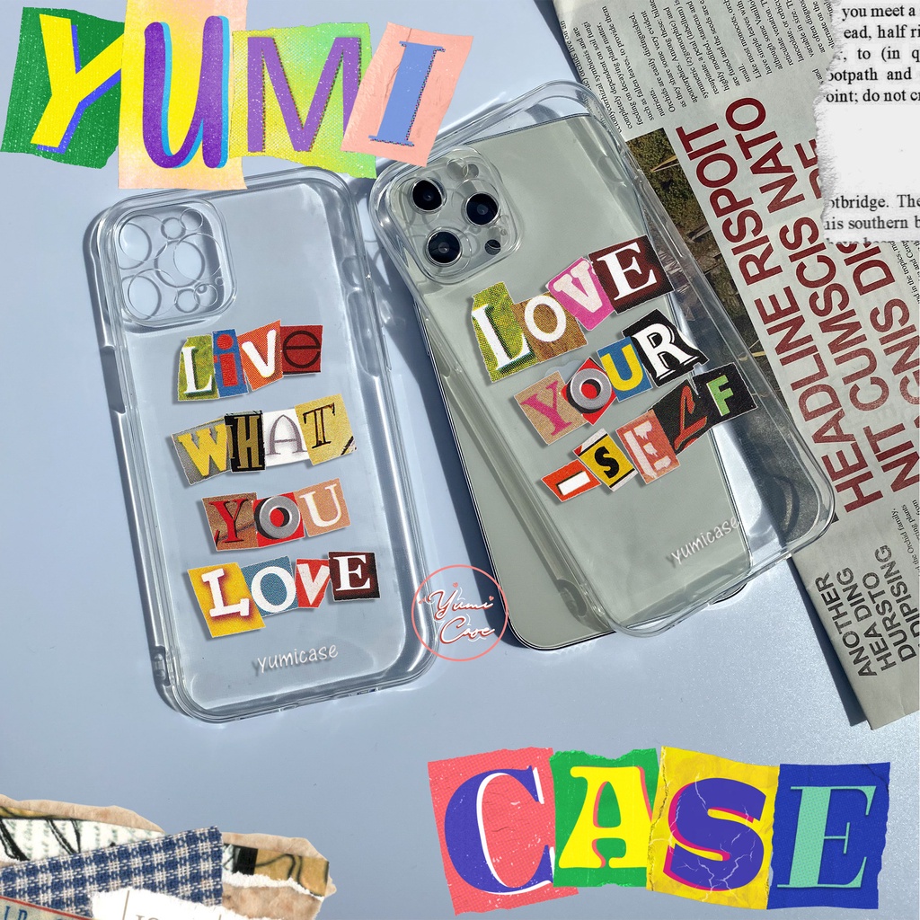 [CHAT SHOP CHỐT MẪU TRƯỚC KHI ĐẶT Ạ] Ốp điện thoại GHÉP CHỮ Yumi Case dành cho tất cả dòng điện thoại