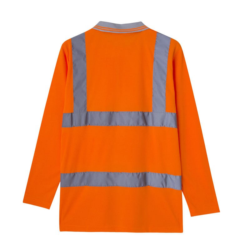 Áo thun tay dài phản quang bảo vệ an toàn dành cho người làm việc trong lĩnh vực xây dựng