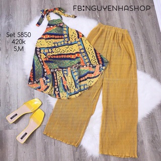 set yếm thổ cẩm