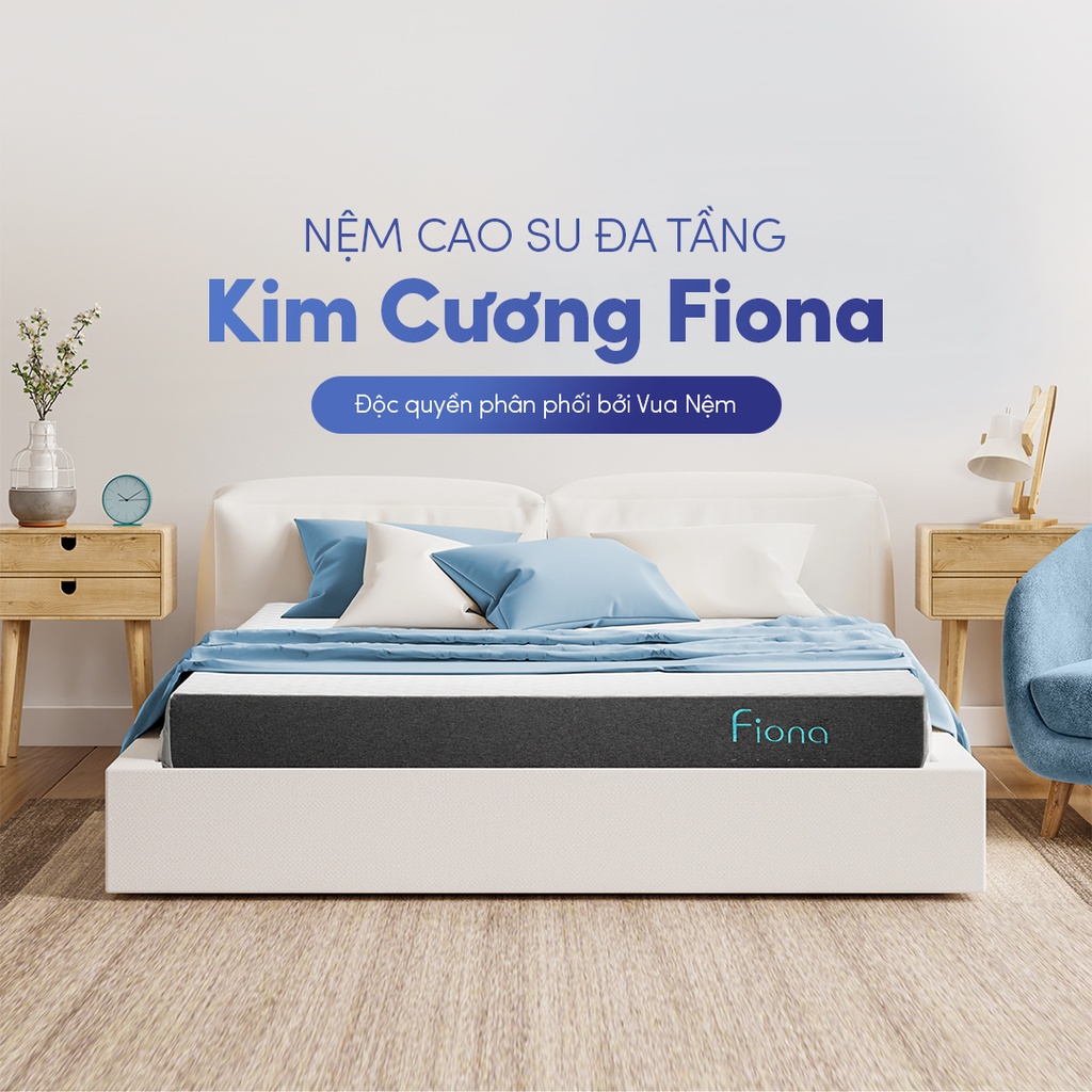 Nệm Cao Su Đa Tầng Kim Cương Fiona Kháng Khuẩn Châu Âu Đàn Hồi Tối Ưu [ĐỘC QUYỀN VUA NỆM]