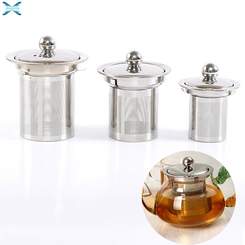 Cup Pot Herbal Basket Glass Leaf Reusable Heat Resistant Tea Strainer