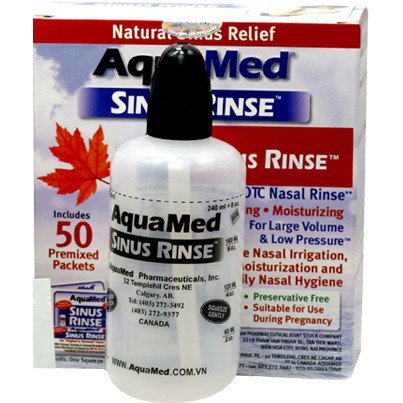 Bình rửa mũi AquaMed Sinus Rinse