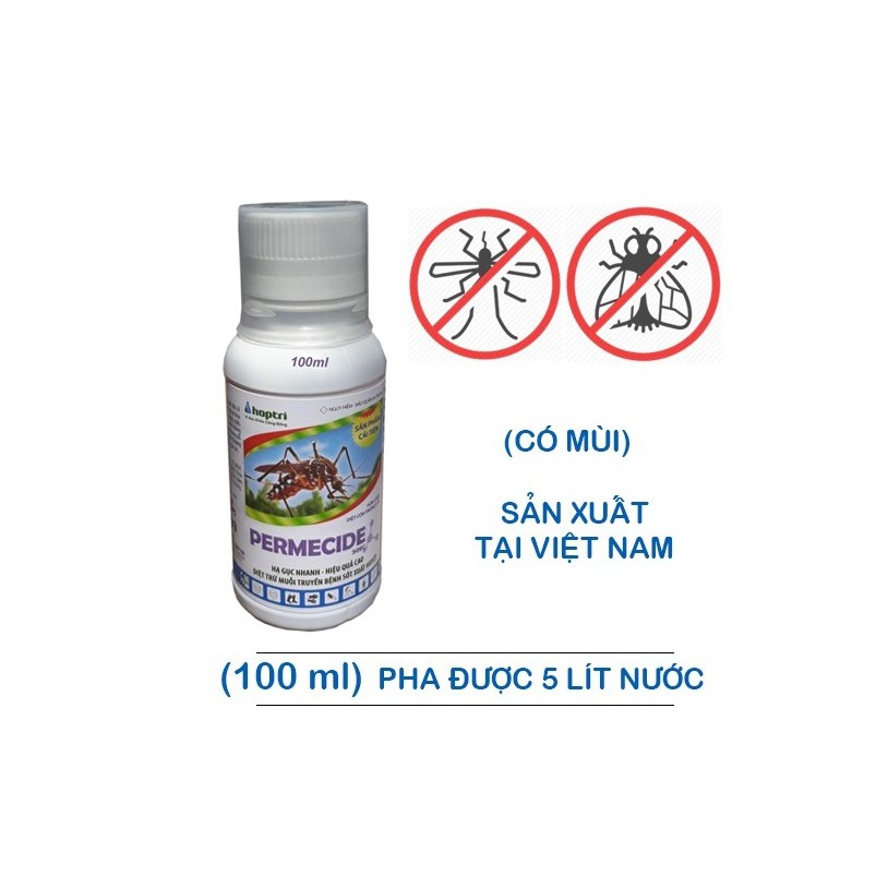 Thuốc diệt ruồi, muỗi và côn trùng PERMECIDE 100ml