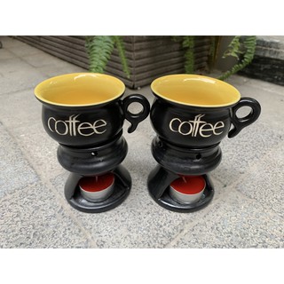 Bộ tách + bếp đun cafe mẫu cao