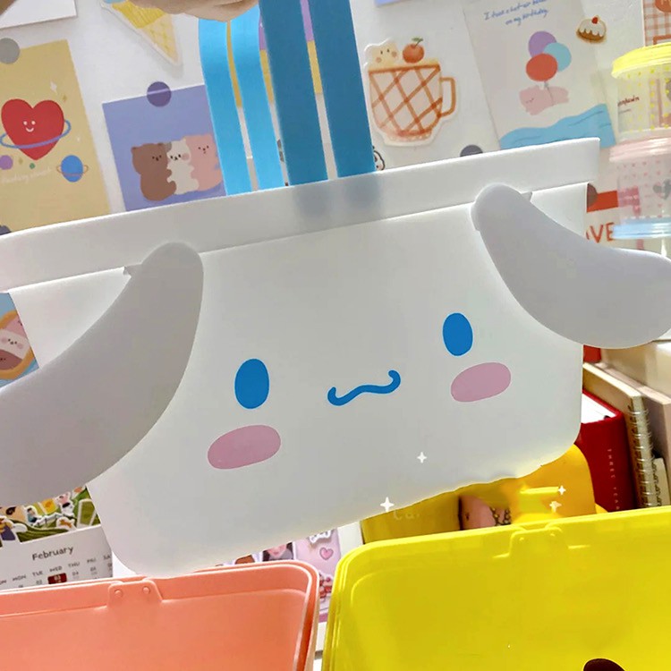 Sanrio Giỏ Xách Tay Đựng Đồ Hình Chú Chó / Mèo Melody Đáng Yêu