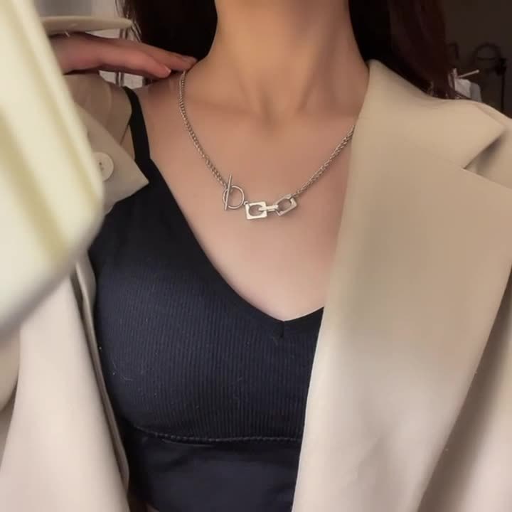 Vòng cổ Hình Xương Cá Tính Thời Trang Dành Cho Nữ