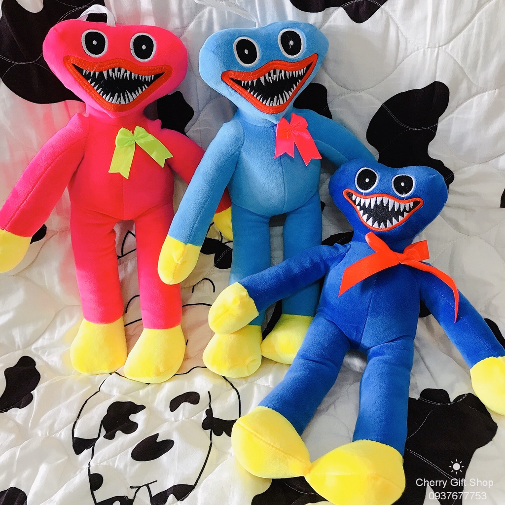 Gấu Bông Huggy Wuggy Trong Game Poppy Playtime 40cm - Ảnh Thật Shop Chụp