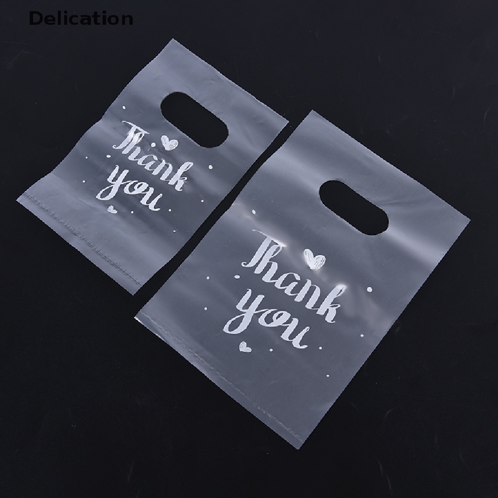 100 Túi đựng quà tặng ELEBUY bằng nhựa mini in chữ Thanh You cho kẹo cưới/ mua sắm