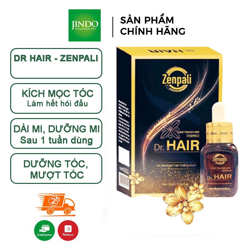 Tinh chất dài mi mọc tóc Dr Hair Zenpali 10ml tác dụng giúp dài mi và kích mọc tóc