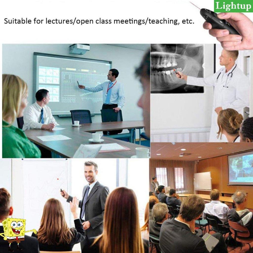 Trình thuyết trình không dây USB Bút trình chiếu Powerpoint Clicker Bút điều khiển từ xa