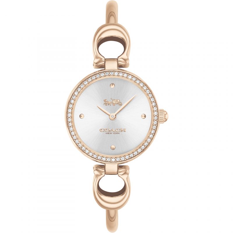 Đồng Hồ Nữ Coach 14503447 Dáng Lắc Tay, Đính Viền Pha Lê 26mm