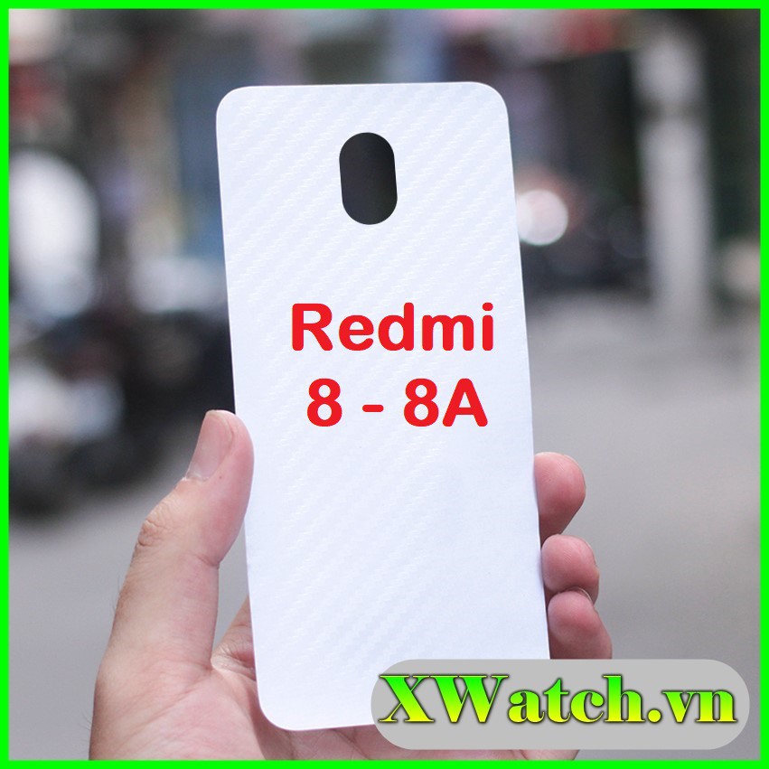 Miếng dán Carbon Xiaomi Redmi 8 / Redmi 8A Note 7/7 pro Note 8 Note 8 pro K20-k20 pro-Mi9T Note 9s Note 9 4g Note 9 5g