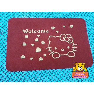 Thảm lau chân hình kitty