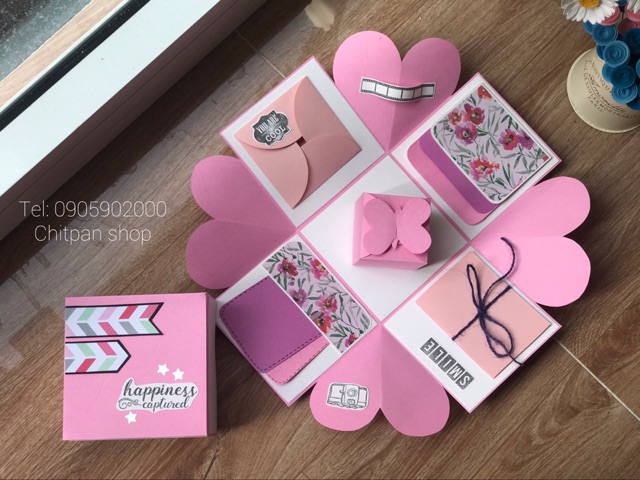 Hộp quà dán ảnh - size 10cm | BigBuy360 - bigbuy360.vn