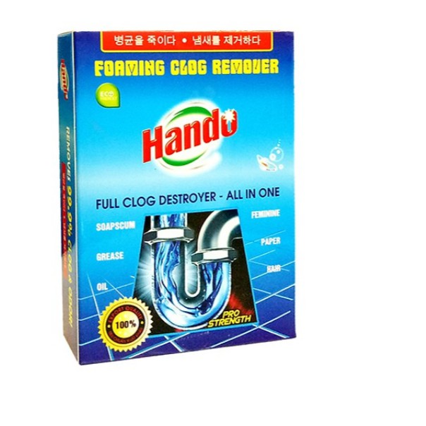 Bột thông bồn cầu Hando Gia Phú 100gram ( dạng hộp )