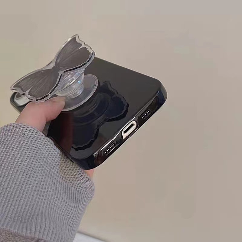 Ins Giá Đỡ Điện Thoại Di Động Dạng Túi Khí Dính Hình Bướm Phong Cách Lười Tik Tok Phong Cách Retro Có Thể Xoay Được