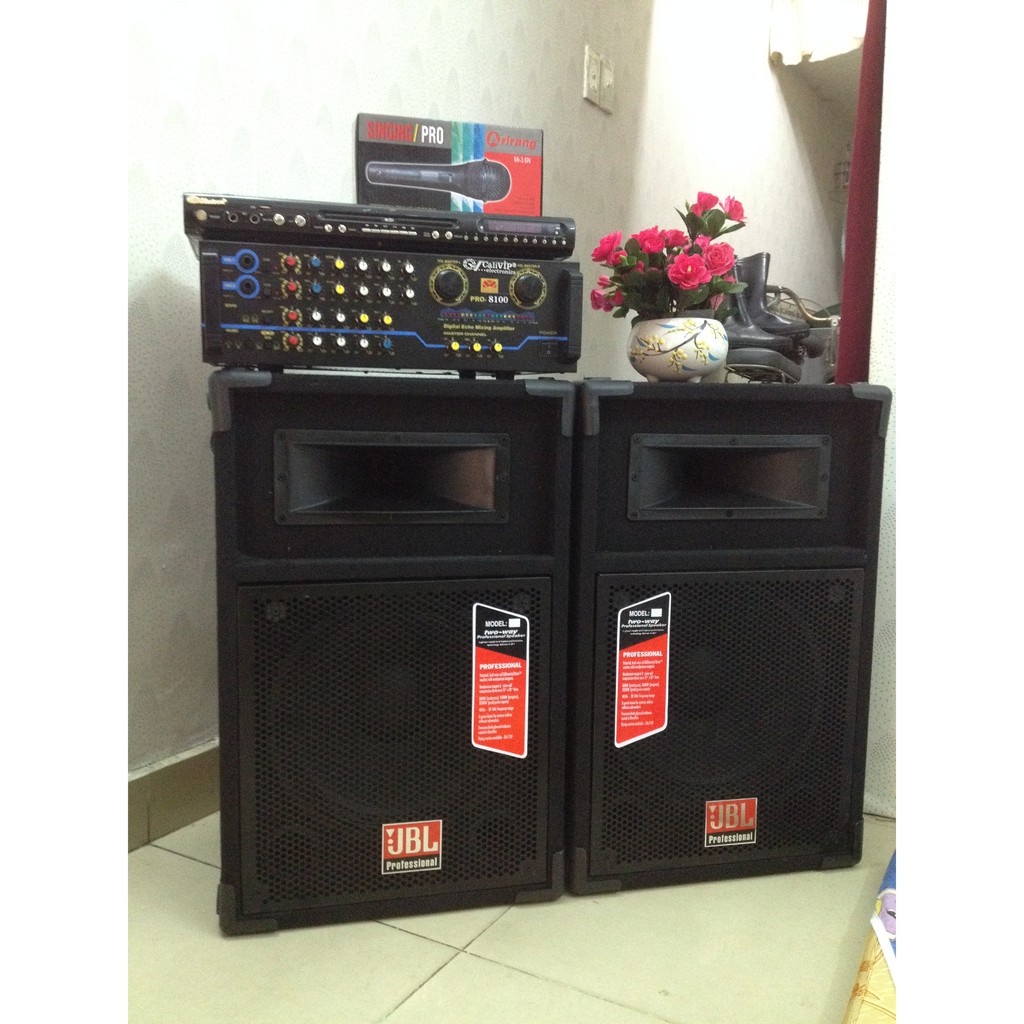 Bộ dàn loa JBL , amli Jarguar 8100 hàng mới BH 12 tháng