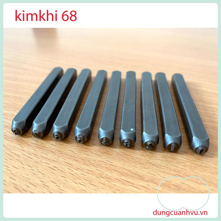 Bộ đóng số và chữ 3mm, 4mm ,5mm XUÔI