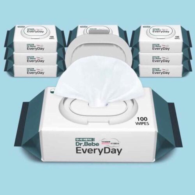 Khăn ướt đa năng DR.BeBe EveryDay Hàn Quốc 100 miếng