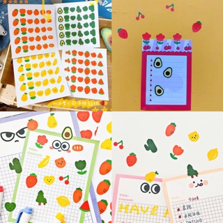 Sticker hoa quả
