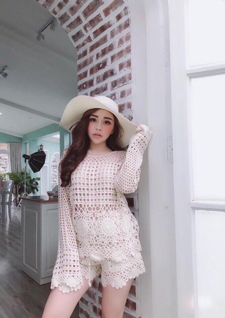 Set áo lưới đi biển hàng đẹp Quảng Châu | BigBuy360 - bigbuy360.vn