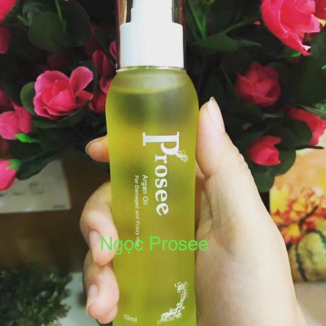 TINH CHẤT HUYẾT THANH DẦU ARGAN SERUM DƯỠNG TÓC SIÊU MƯỢT PROSEE